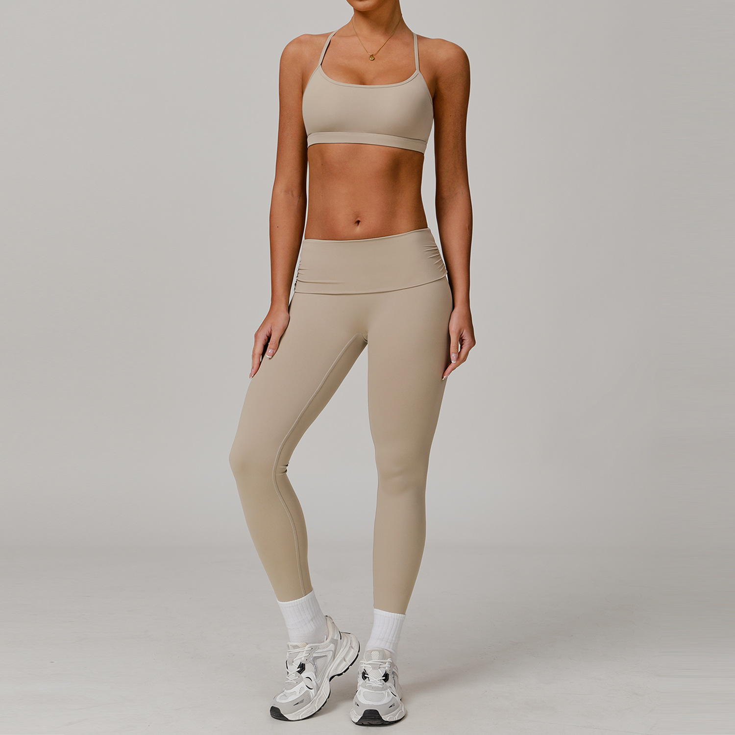  Tight and Quick-Dry Yoga Bra Long Panta Set 8347