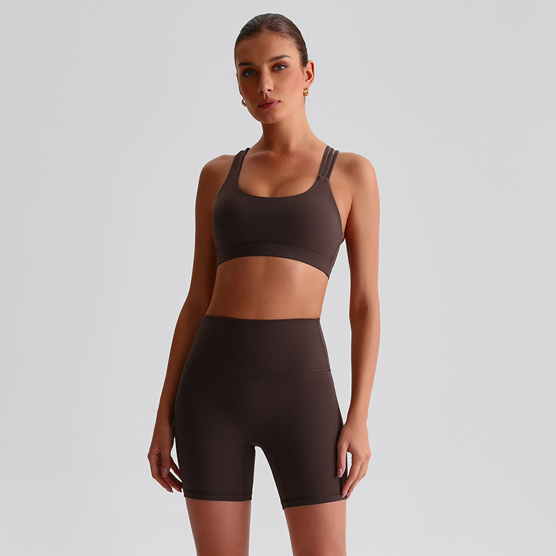  Sexy Sports Running And Fitness Suit Shorts Set SKL-LQ0135