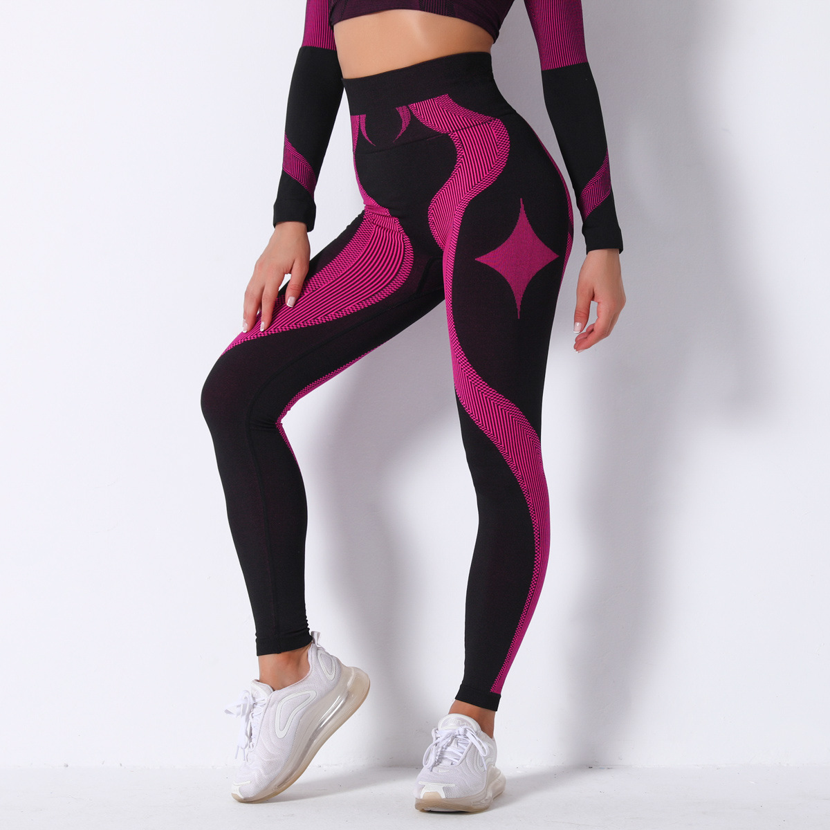  High-Waisted Hip-Lifting Stretchy Tight Yoga Pants 9185