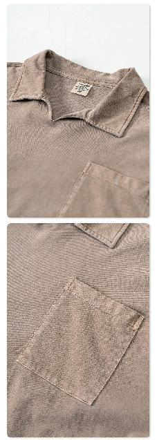  Spring Summer Washed Polo Short Sleeve BES1996