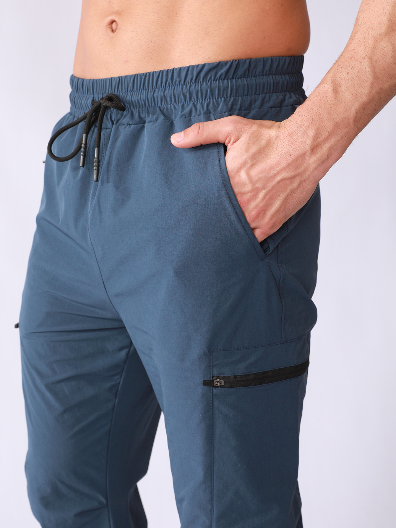 Men's Multi-Pocket Drawstring Long Pants CK128