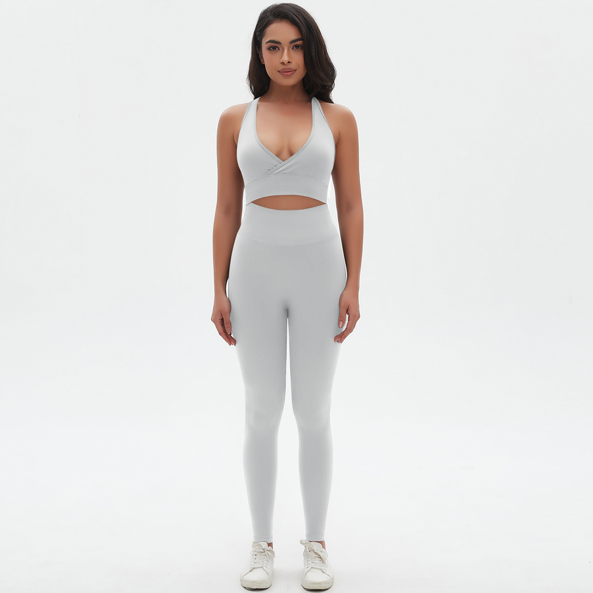  Tight Breathable Running Sports Bra Set 6666
