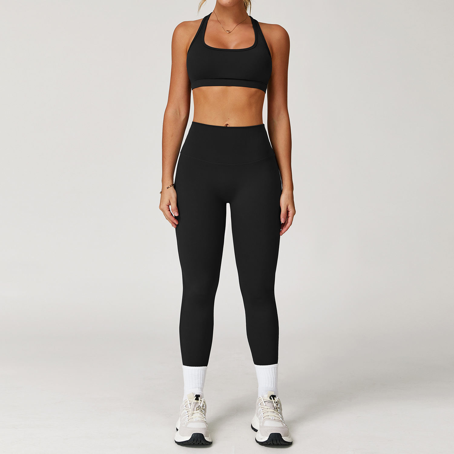 3 Options High-Waisted Hip-Lifting Pants & Y-Back Sports Bra Yoga Sets 2020