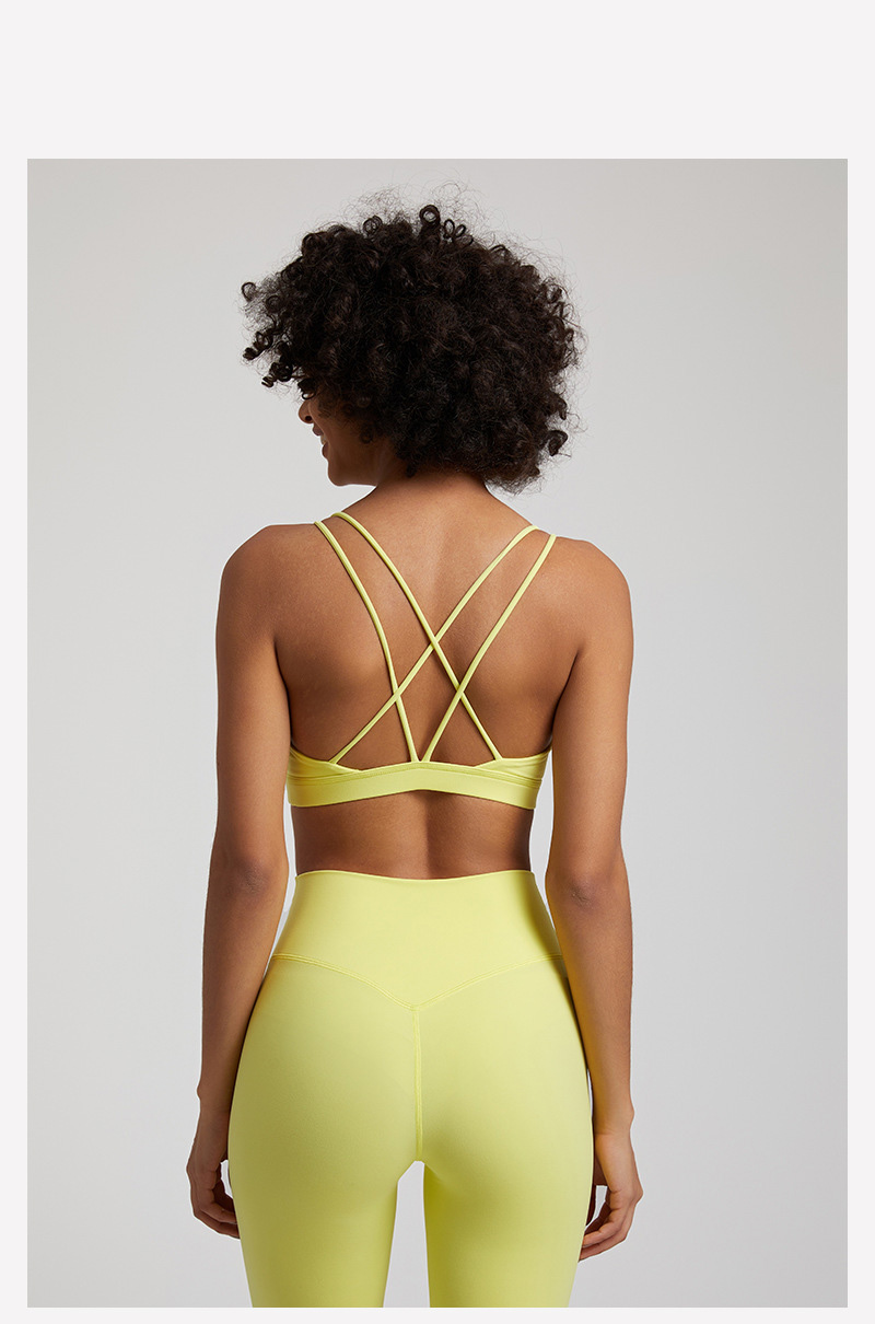  Naked Fitness Bra Shock-Absorbing Tight Quick-Drying Yoga Wear SKL-LQ4060