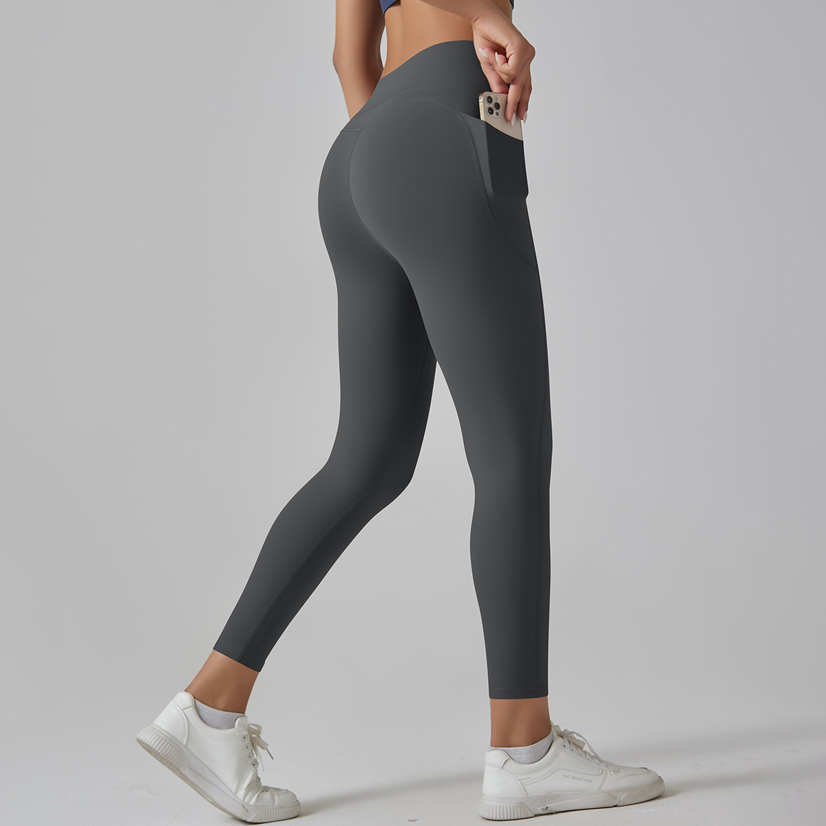  High-Waisted Hip-Lifting Tummy-Control Sports Yoga Pants 6647