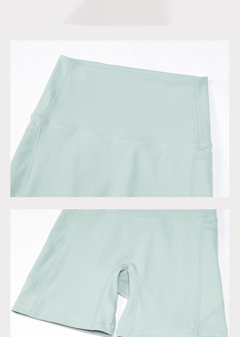 Yoga Suit For Women Casual Sports shorts three-quarter length shorts And Tight-fitting Nude Yoga Bra SKL-LQ5639