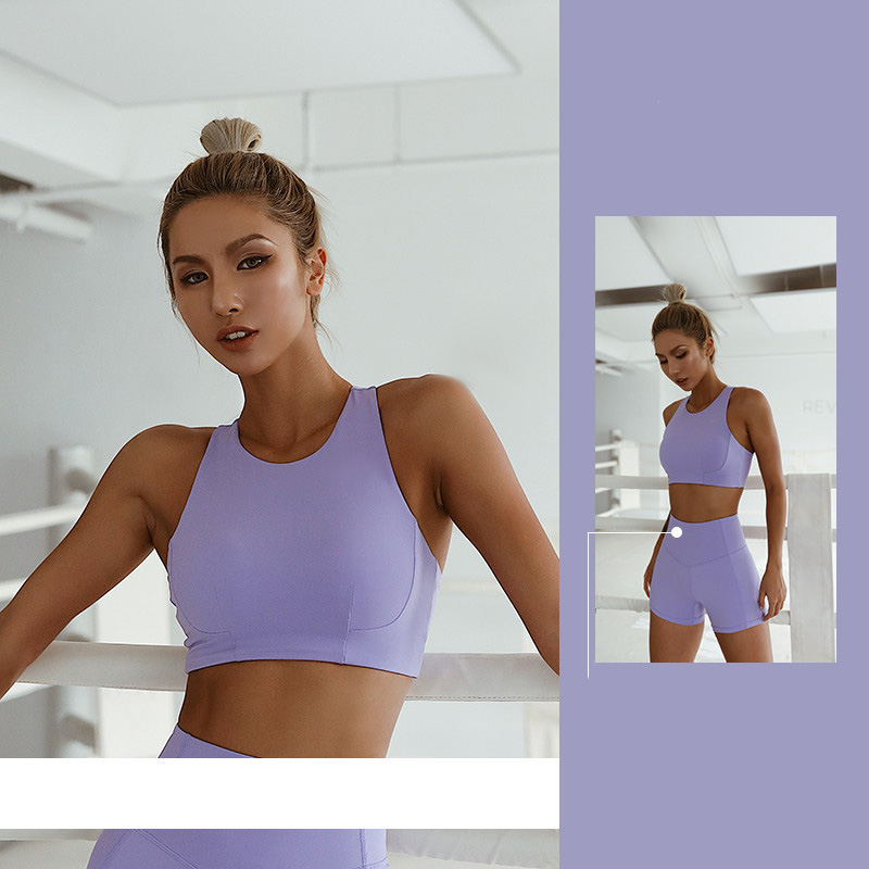 Push-Up Sports Bra for Fitness Running and Yoga SKL-FNK6609