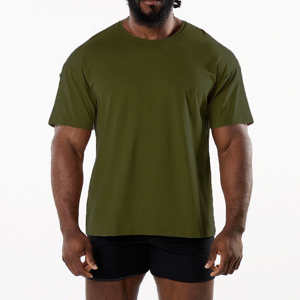 Men's Round - Neck Short - Sleeve T - Shirts for Sports and Fitness  KSDX01