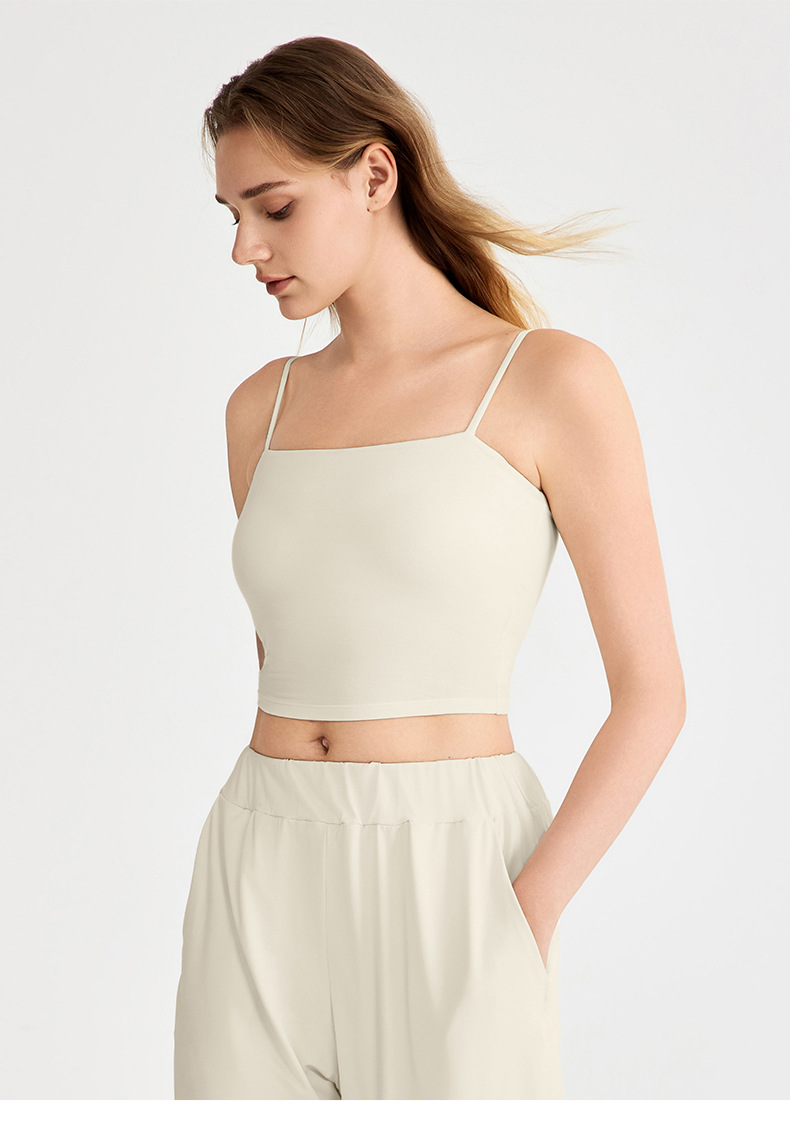 Simple Solid Color Yoga Sling Tank Top DWC115165