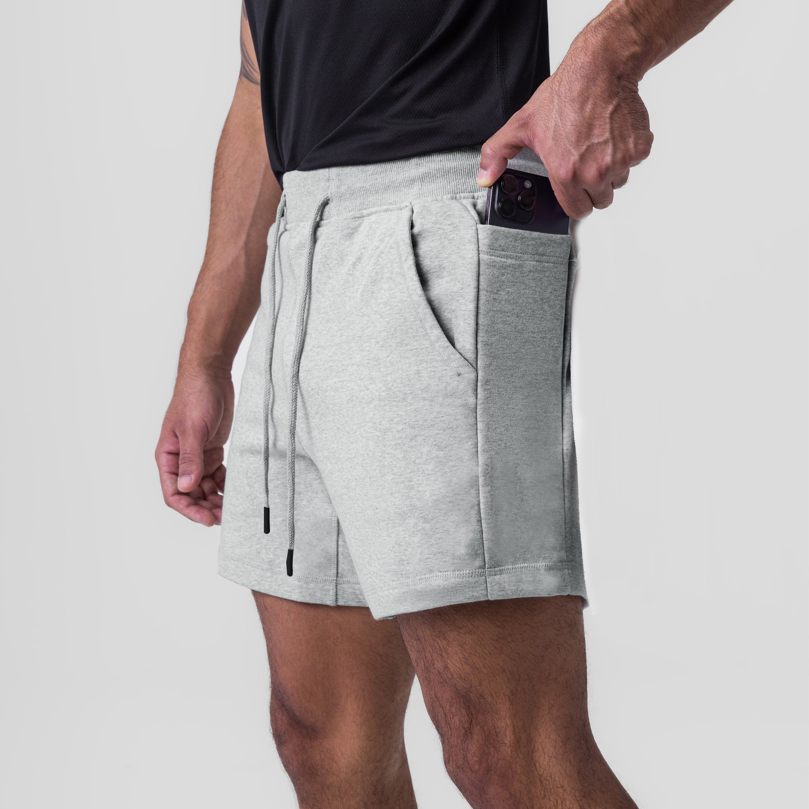 Men's Cotton Breathable Above-Knee Shorts MQDK624
