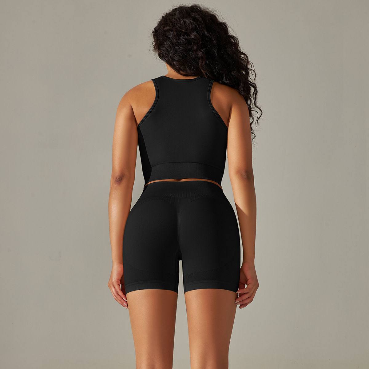  Shockproof Backless High-Waisted Hip-Lifting Shorts Set 6606