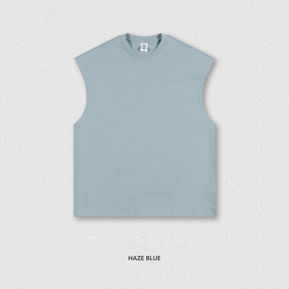  Earth Tone Street Loose Sleeveless Tank Top BES1501