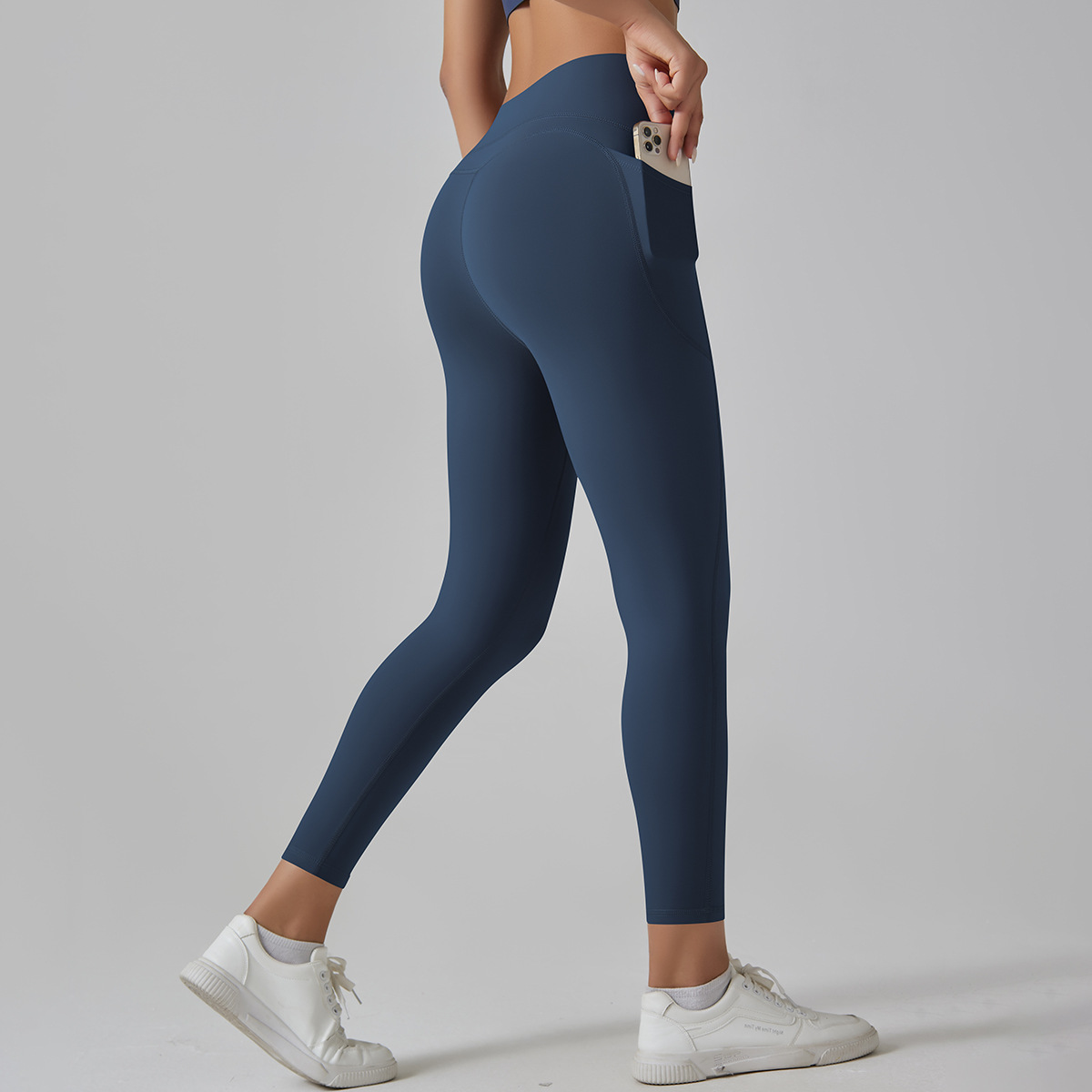  High-Waisted Hip-Lifting Tummy-Control Sports Yoga Pants 6647