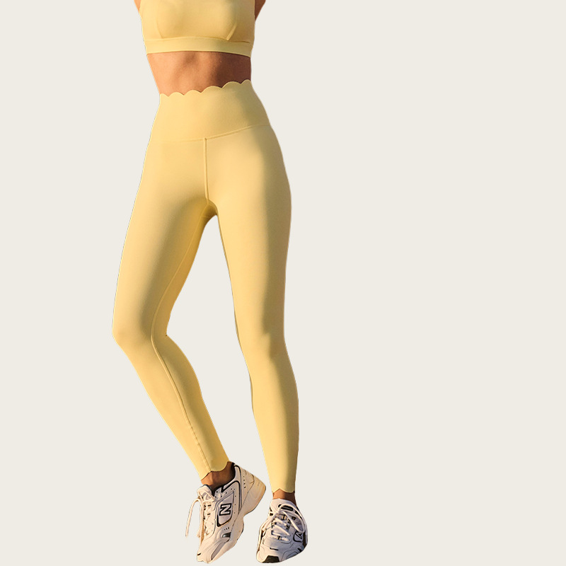 Tight and Lift Hips Yoga Lace Trousers Cycling And Jogging Fitness Pants SKL-FNK202414