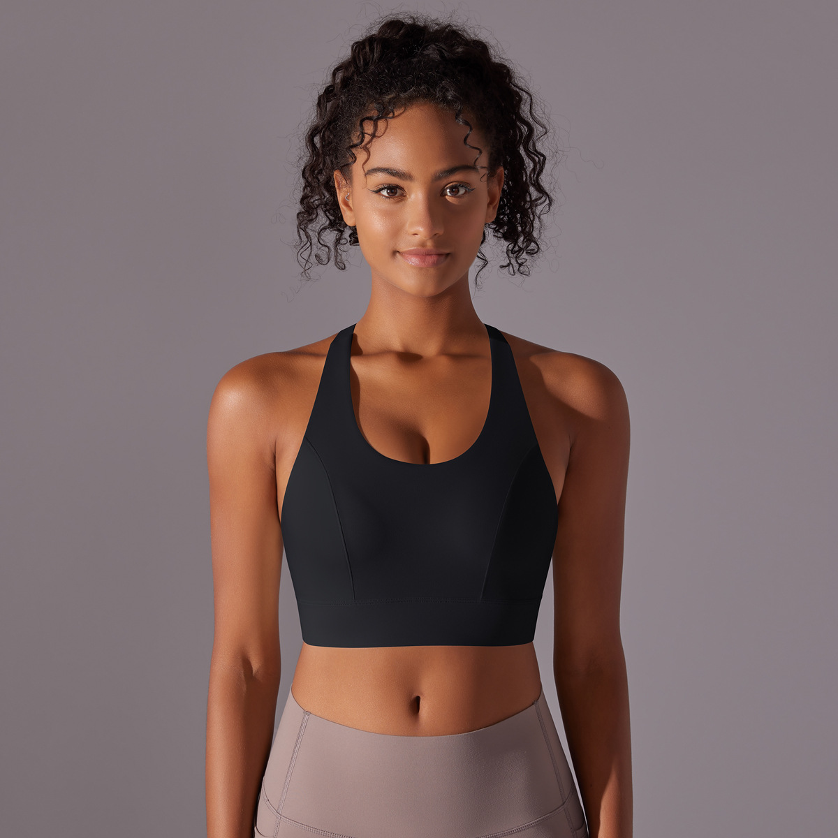Seamless Back Buckle Shockproof Fitness Vest 7008