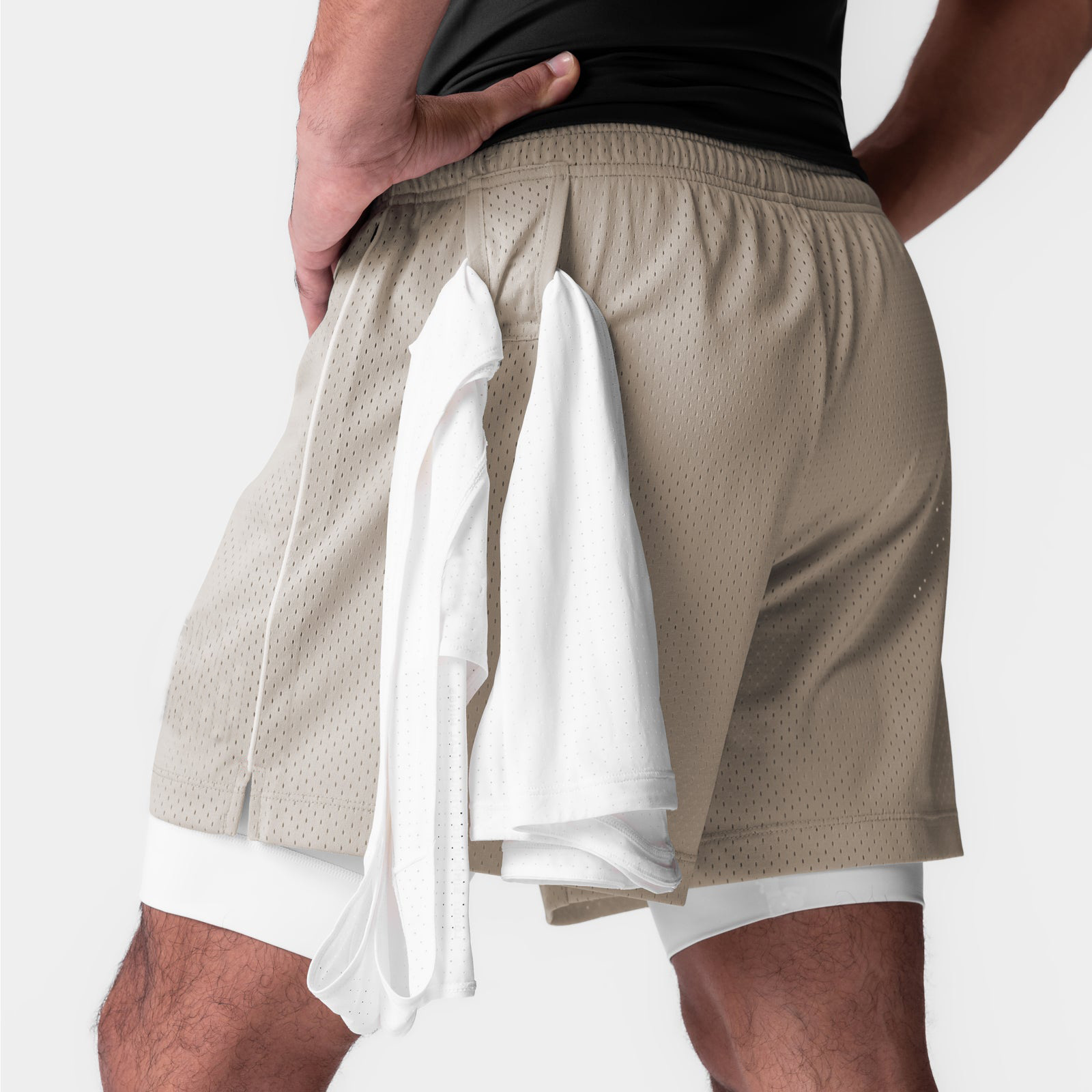 Men's Zipper Pocket Shorts SWDK01