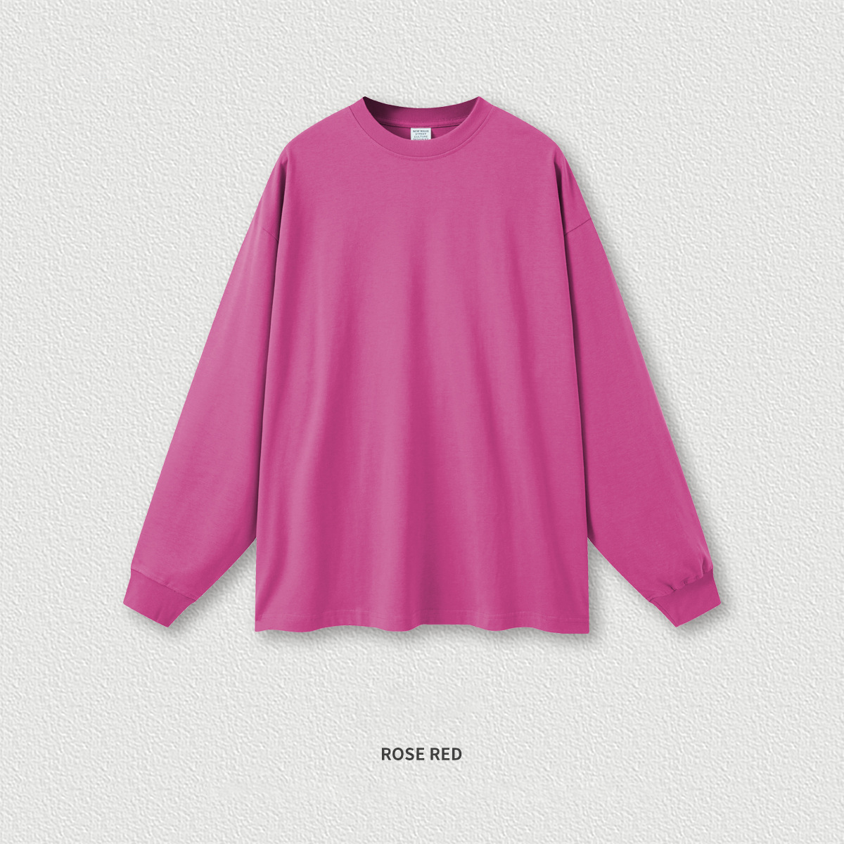  Spring Solid Color Long Sleeve Top BEW0013