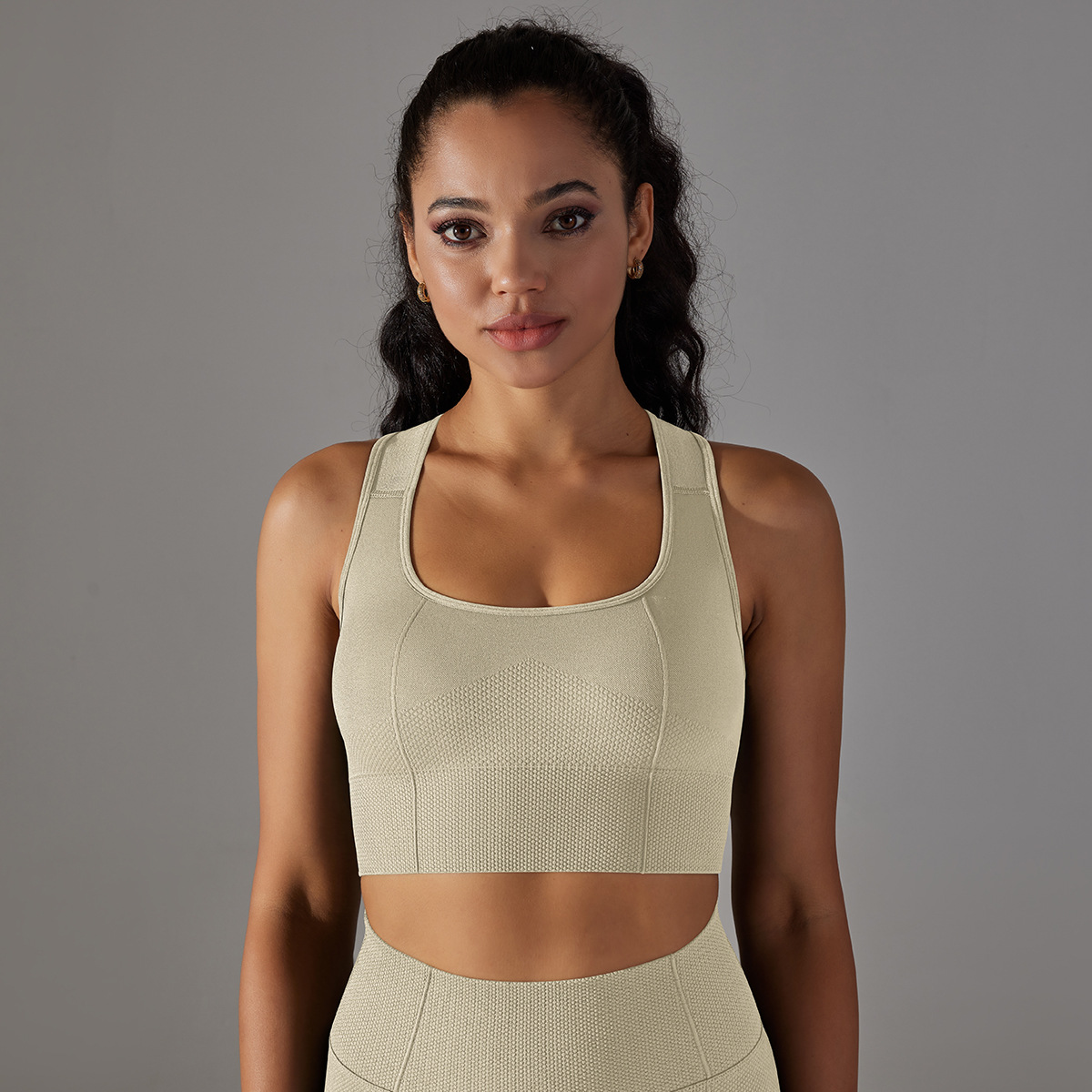  Backless Shockproof Push-Up Sports Bra 6621
