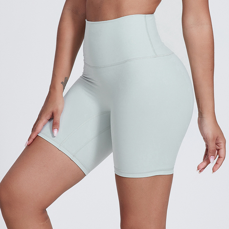 High-waisted Three-quarter Pants Seamless Slimming Fitness Shorts SKL-LQ5039