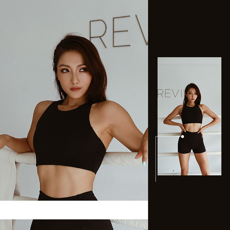 Push-Up Sports Bra for Fitness Running and Yoga SKL-FNK6609