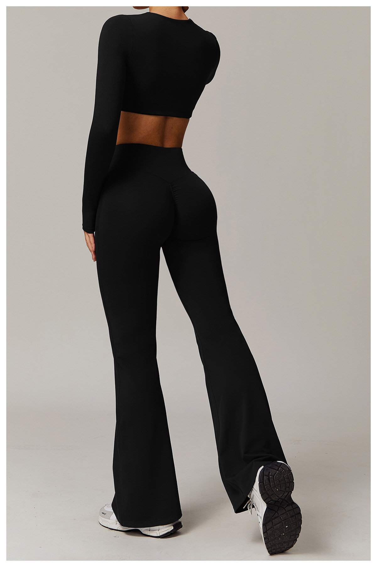 Quick Dry Tight Yoga Long-Sleeved top Set 9172