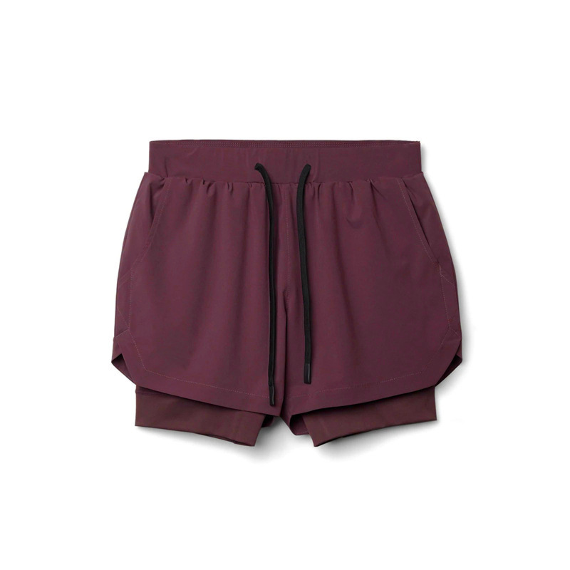 Men's Double-Layer Quick-Dry Sports Shorts FJ-DK-11