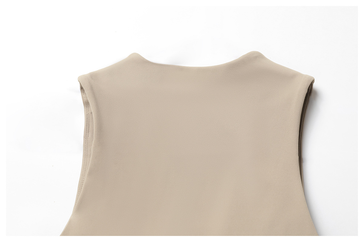 Soft Fabric Mock Two Pieces Tommy Control Tennis Dress 9094