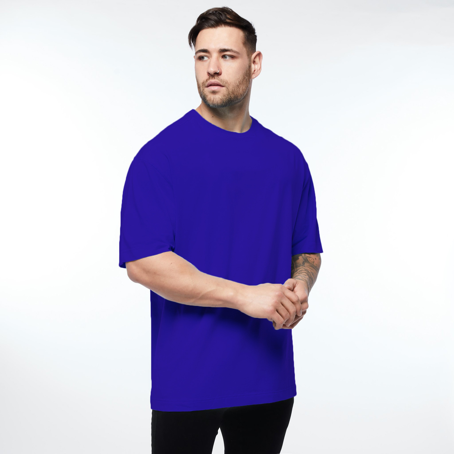 Men's Relaxed Fit Round Neck T-Shirt TX112