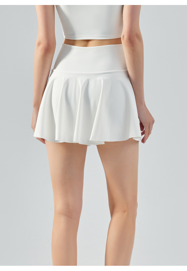 High-Waisted Tummy-Control Tennis Skirt  DSJ523