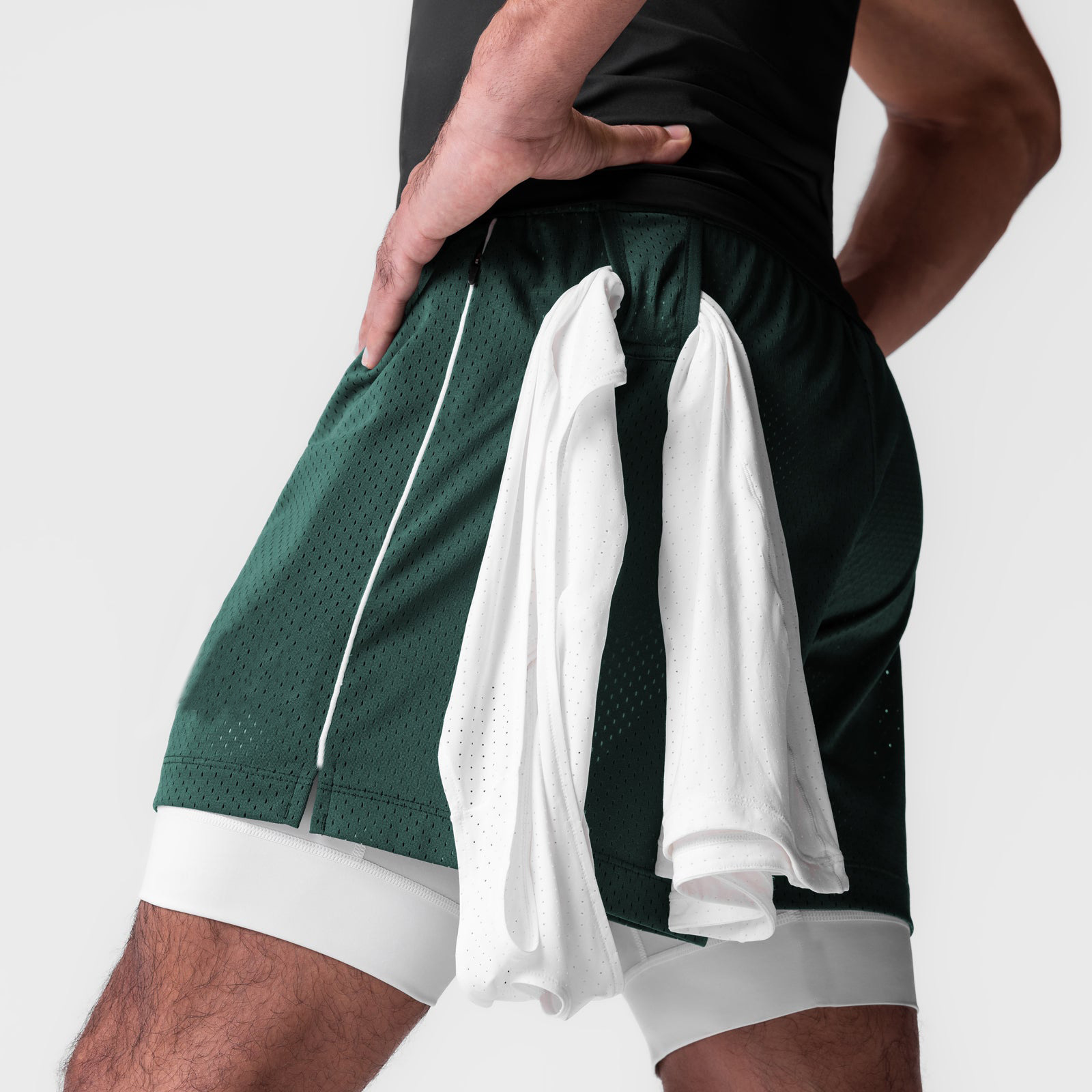 Men's Zipper Pocket Shorts SWDK01
