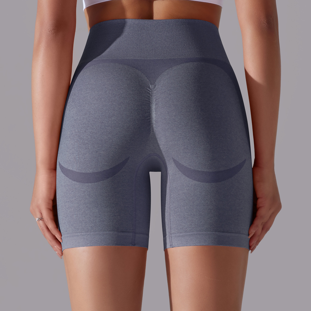 High-waisted Hip-lifting Running Tight Shorts 6641