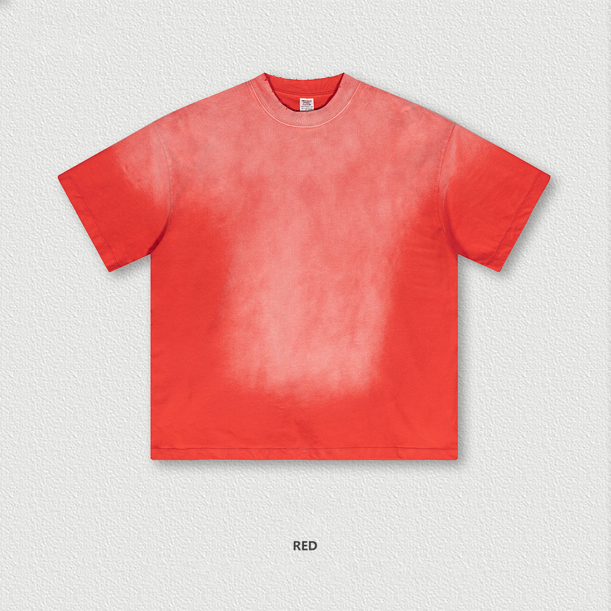  Washed Distressed T-Shirt Street Style BES2015