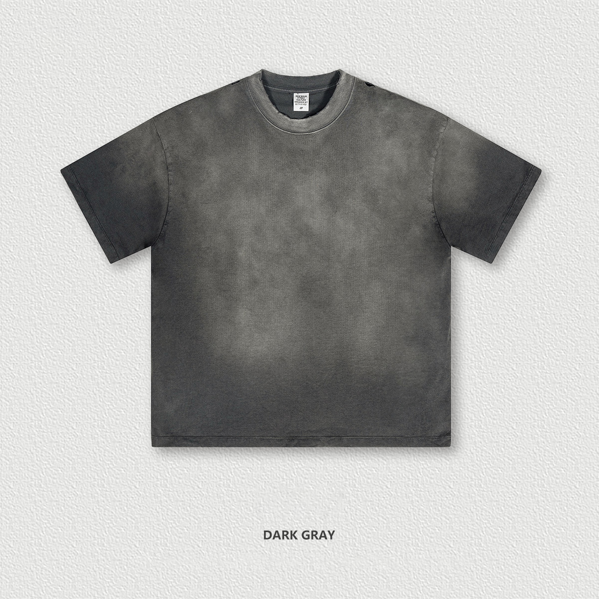  Washed Distressed T-Shirt Street Style BES2015
