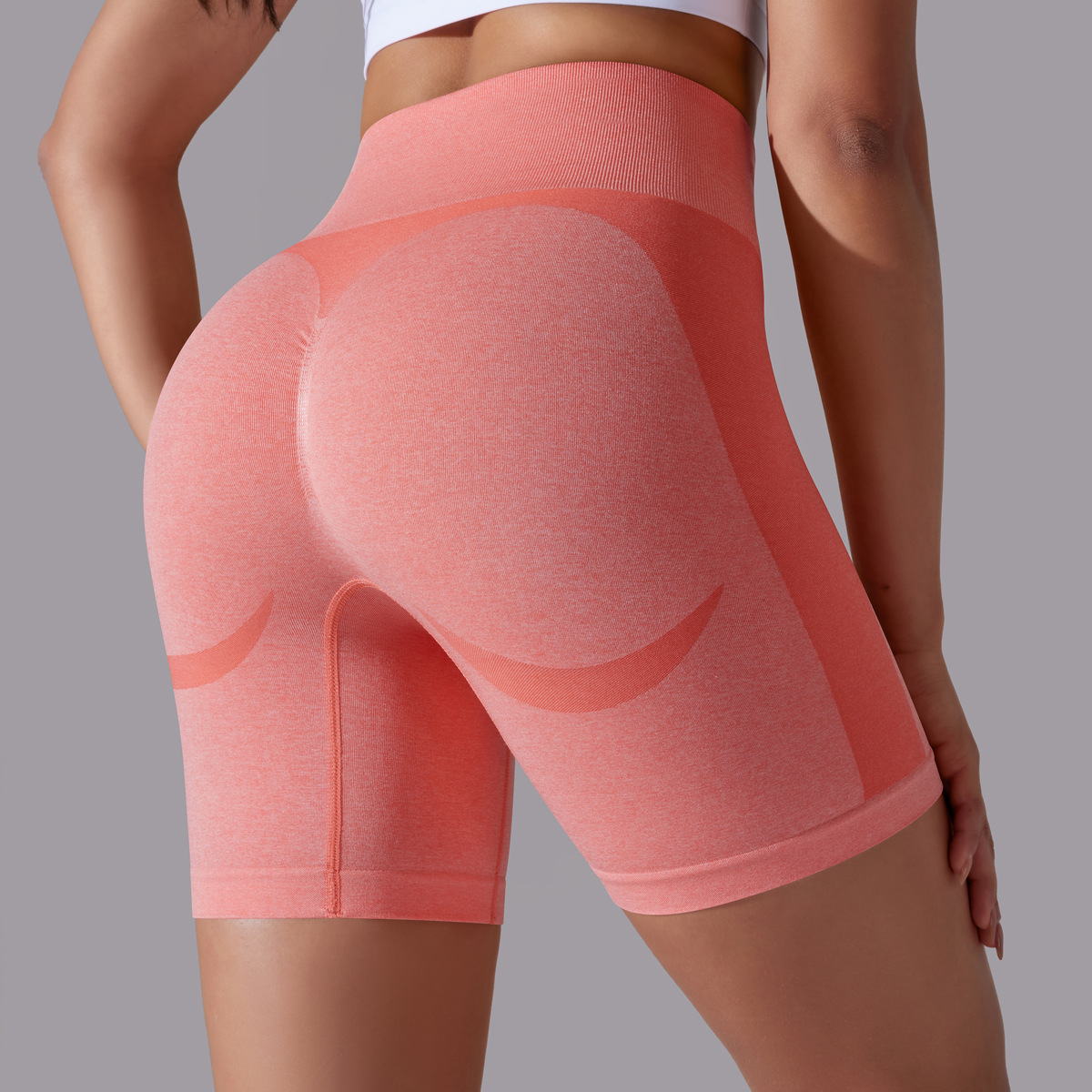 High-waisted Hip-lifting Running Tight Shorts 6641