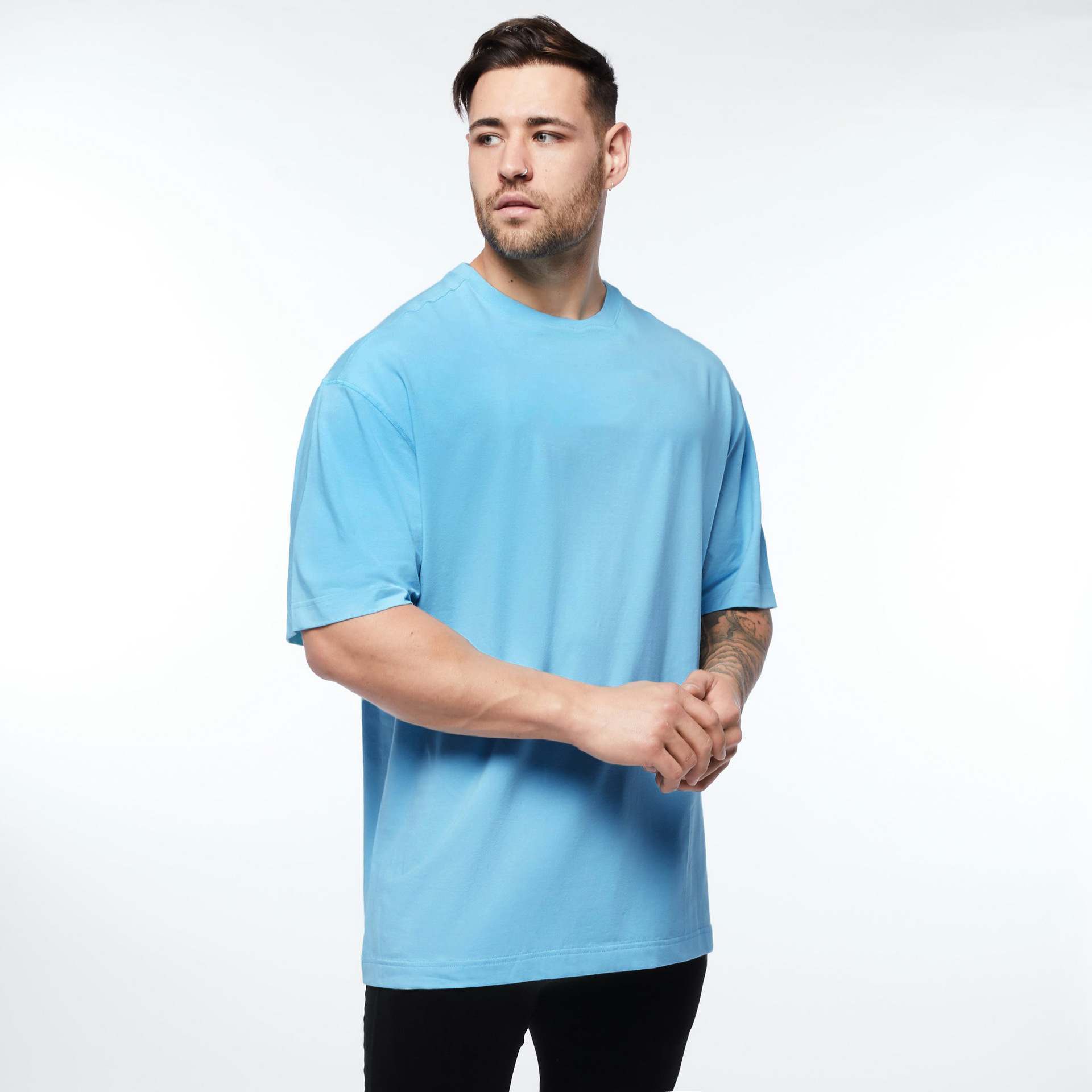 Men's Relaxed Fit Round Neck T-Shirt TX112