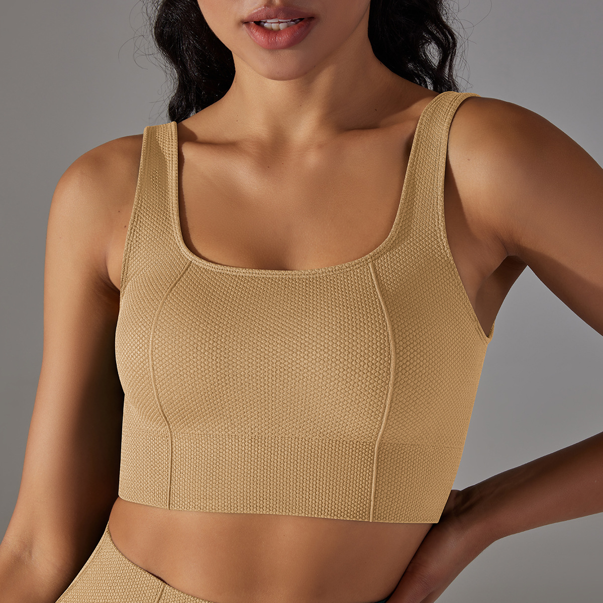 Shockproof Gathering Backless Fitness Vest 6621vest