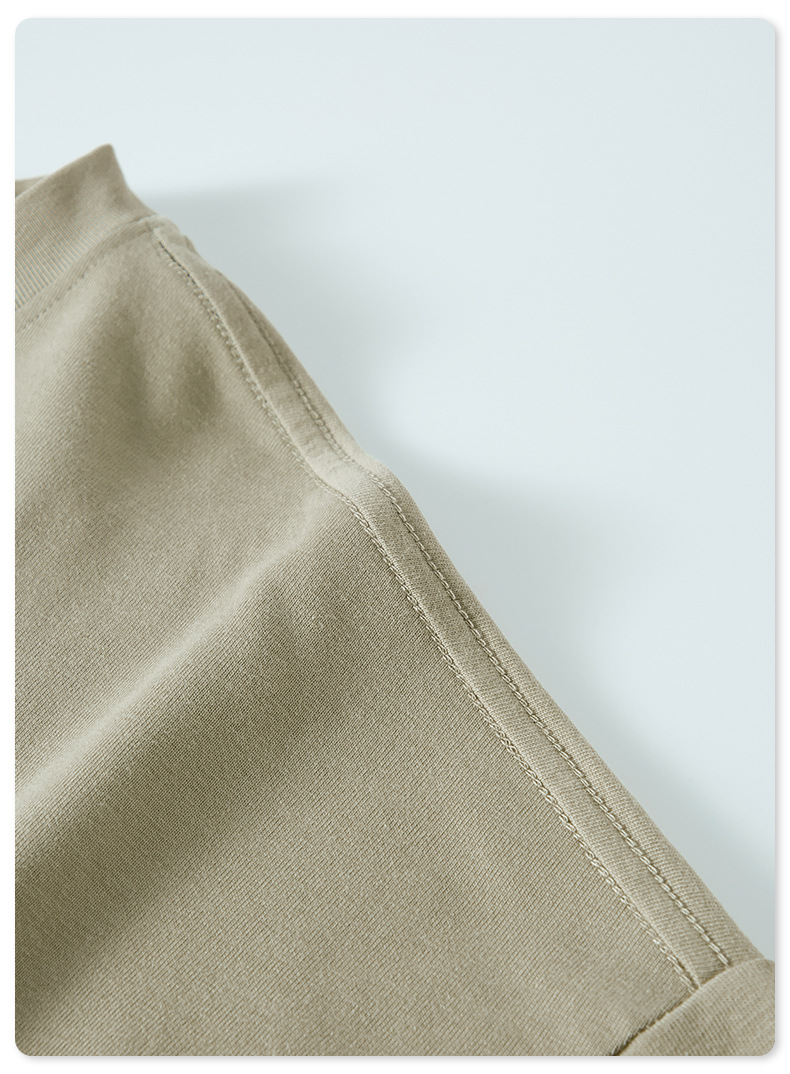  Basic Long Sleeve Solid Color Loose T-Shirt BEW0186