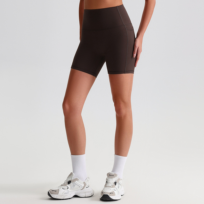High-waisted Seamless Slimming Fitness Shorts SKL-LQ0256