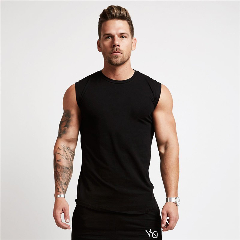 Men's Solid Color Sports Vest BX23