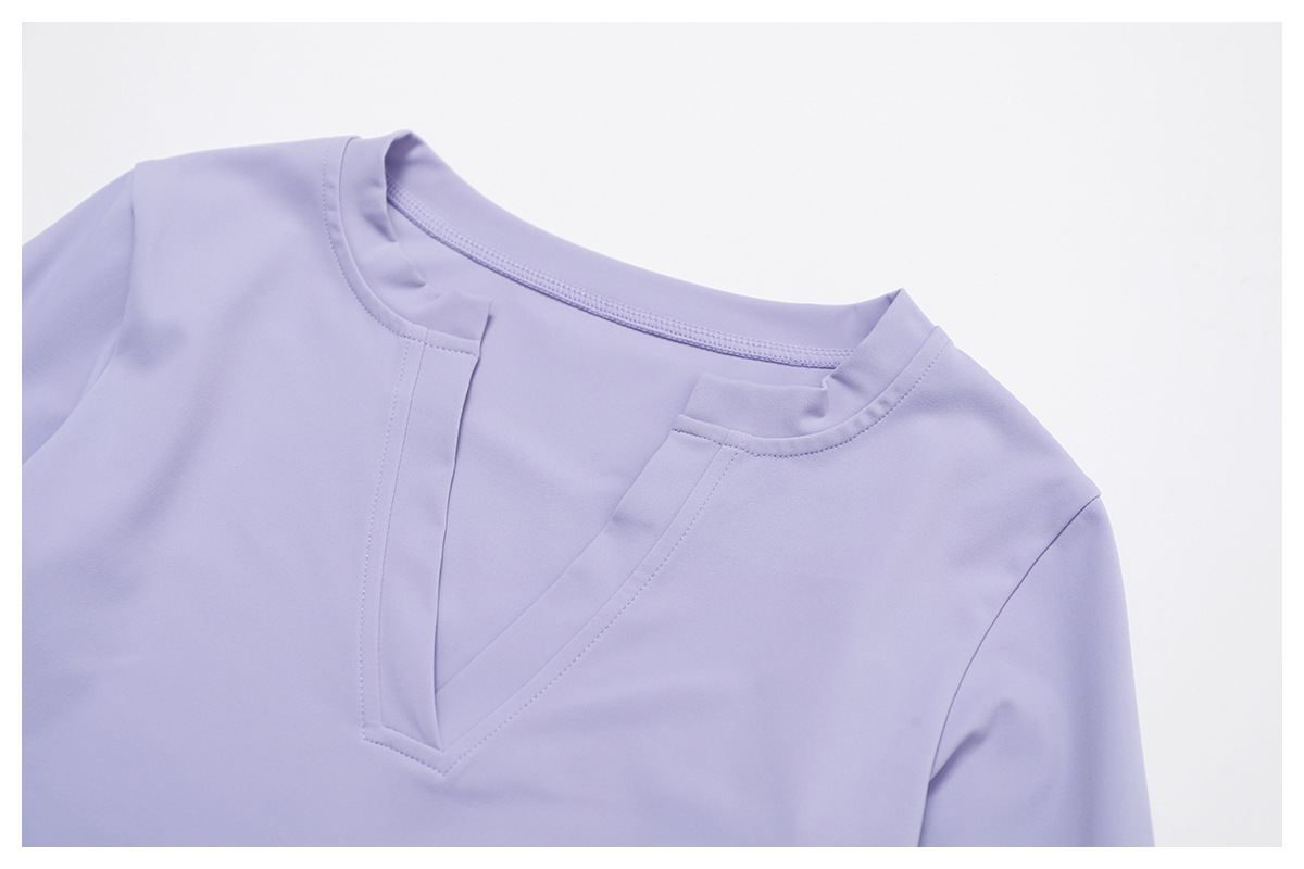 Soft Fabric Long Sleeve Crop Yoga Yop 8900