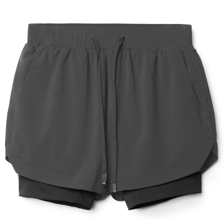 Men's Double-Layer Quick-Dry Sports Shorts FJ-DK-11