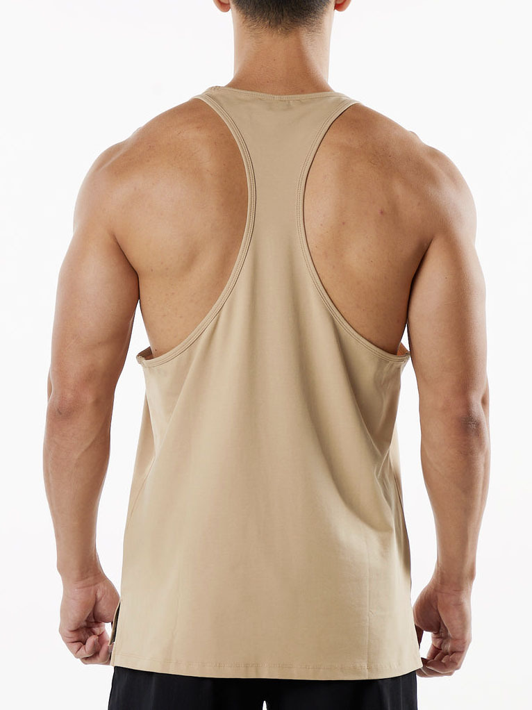 Men's Breathable Y-Back Sleeveless Sports Tank 22-BX22
