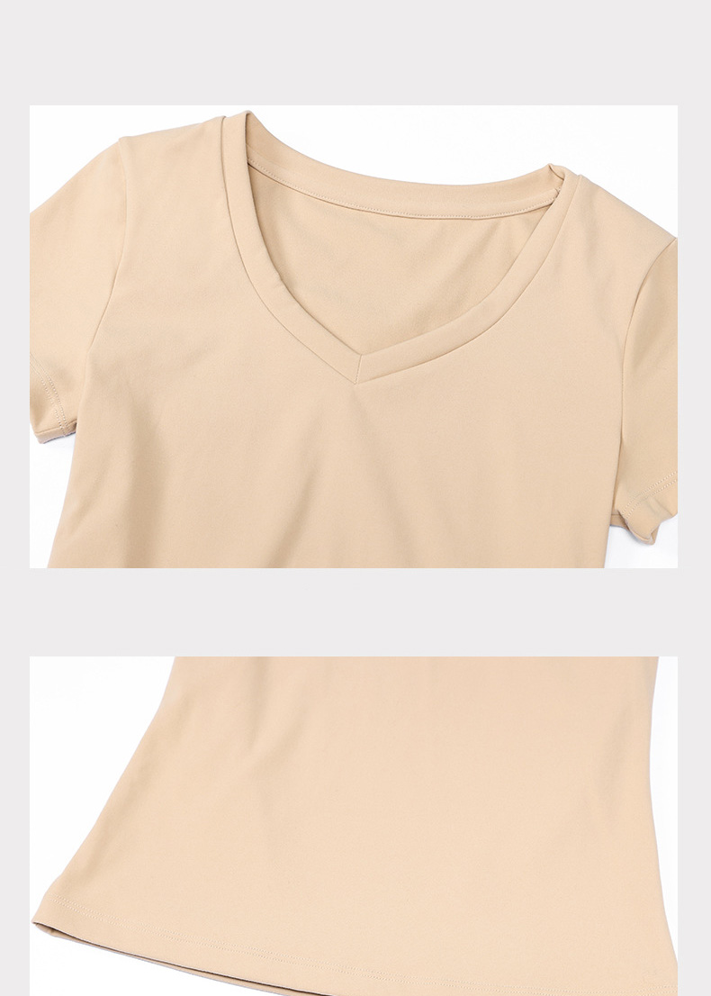 Quick-drying Yoga Wear T-shirt Short-sleeved Fitness Top SKL-LQ2199