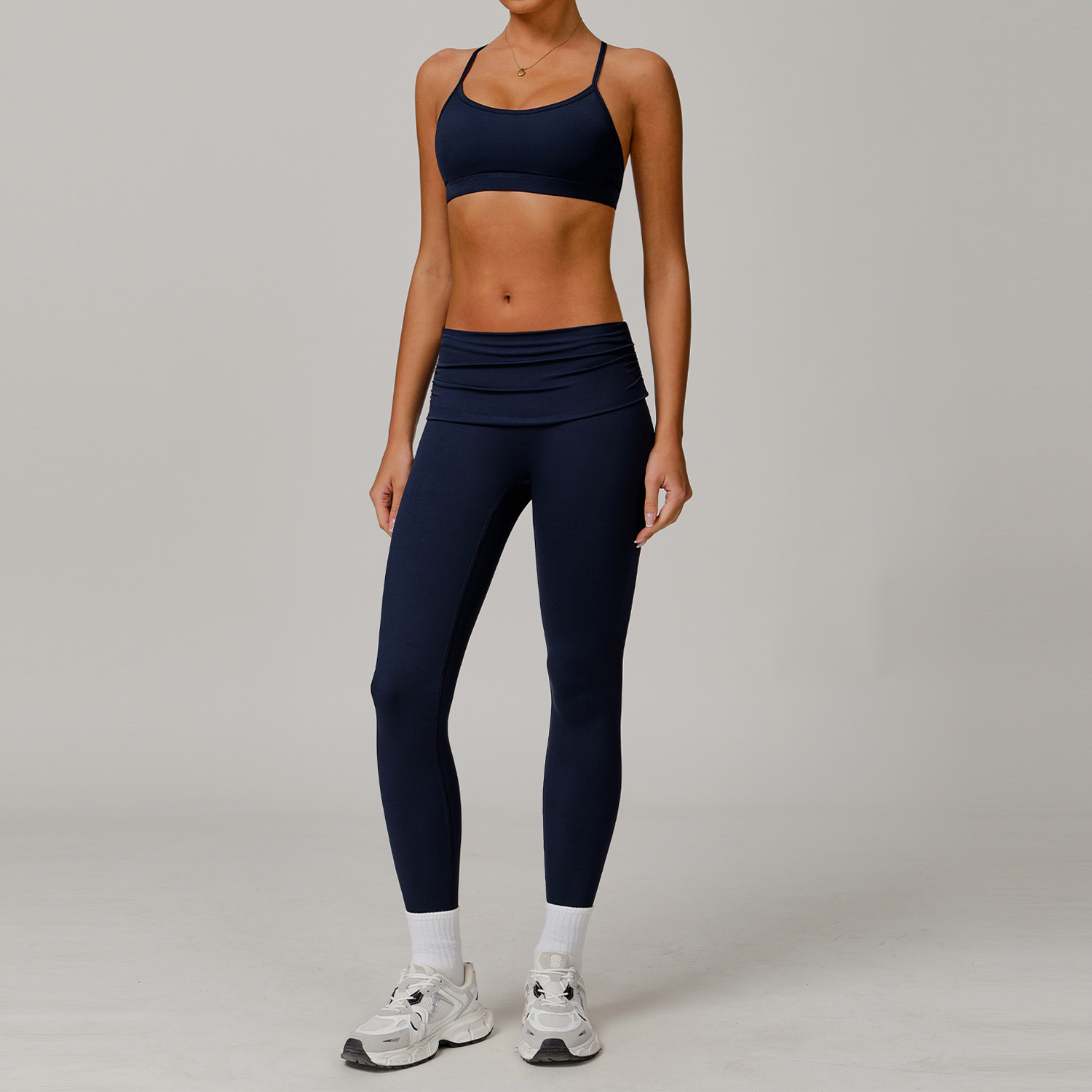  Tight and Quick-Dry Yoga Bra Long Panta Set 8347