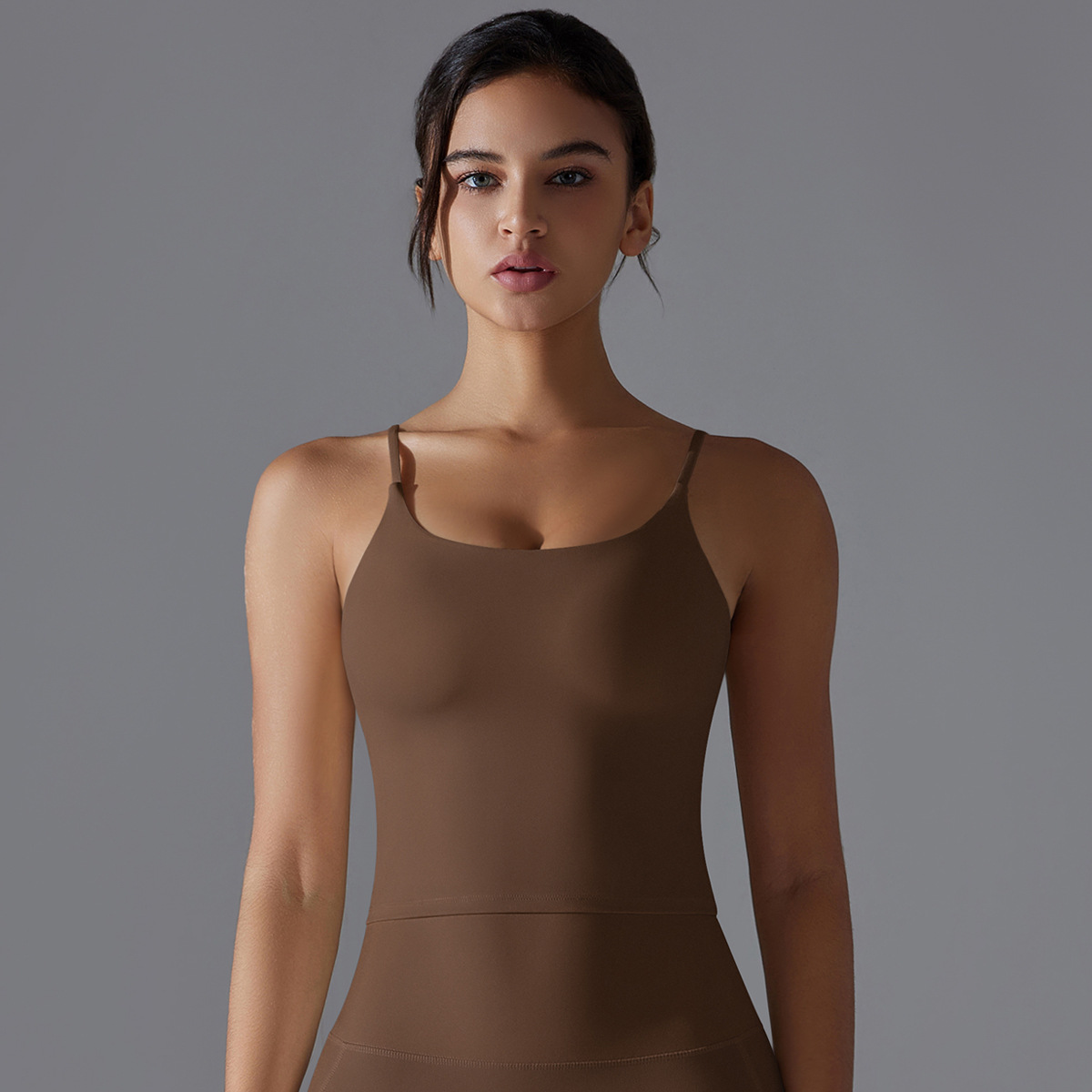 Halter Breathable Tight Yoga Wear Sports Running Bra 7052