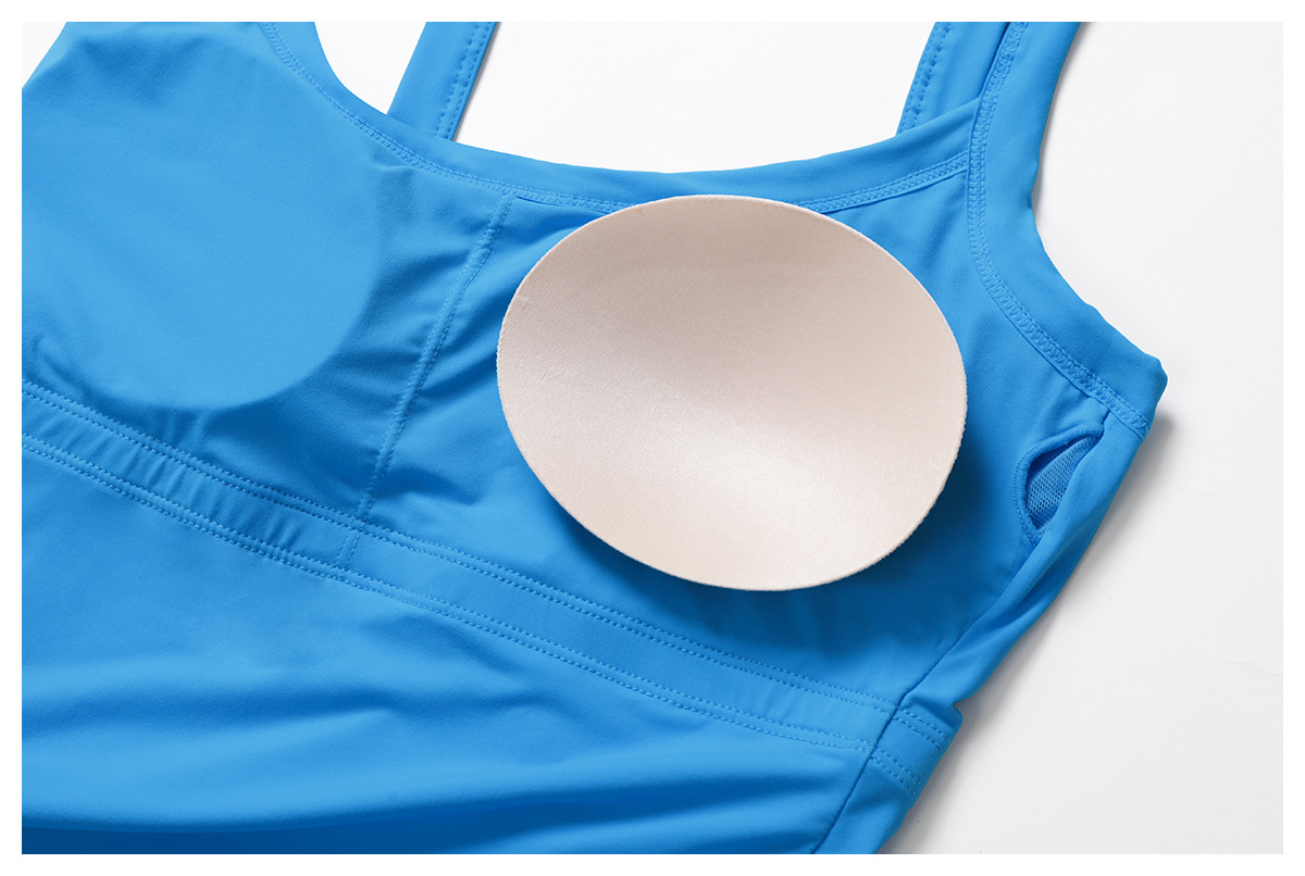 Soft Fabric Slim Wide Hem Yoga Vest 5036