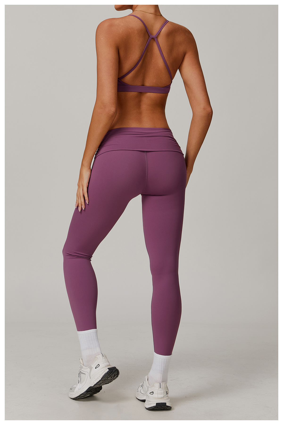  Tight and Quick-Dry Yoga Bra Long Panta Set 8347