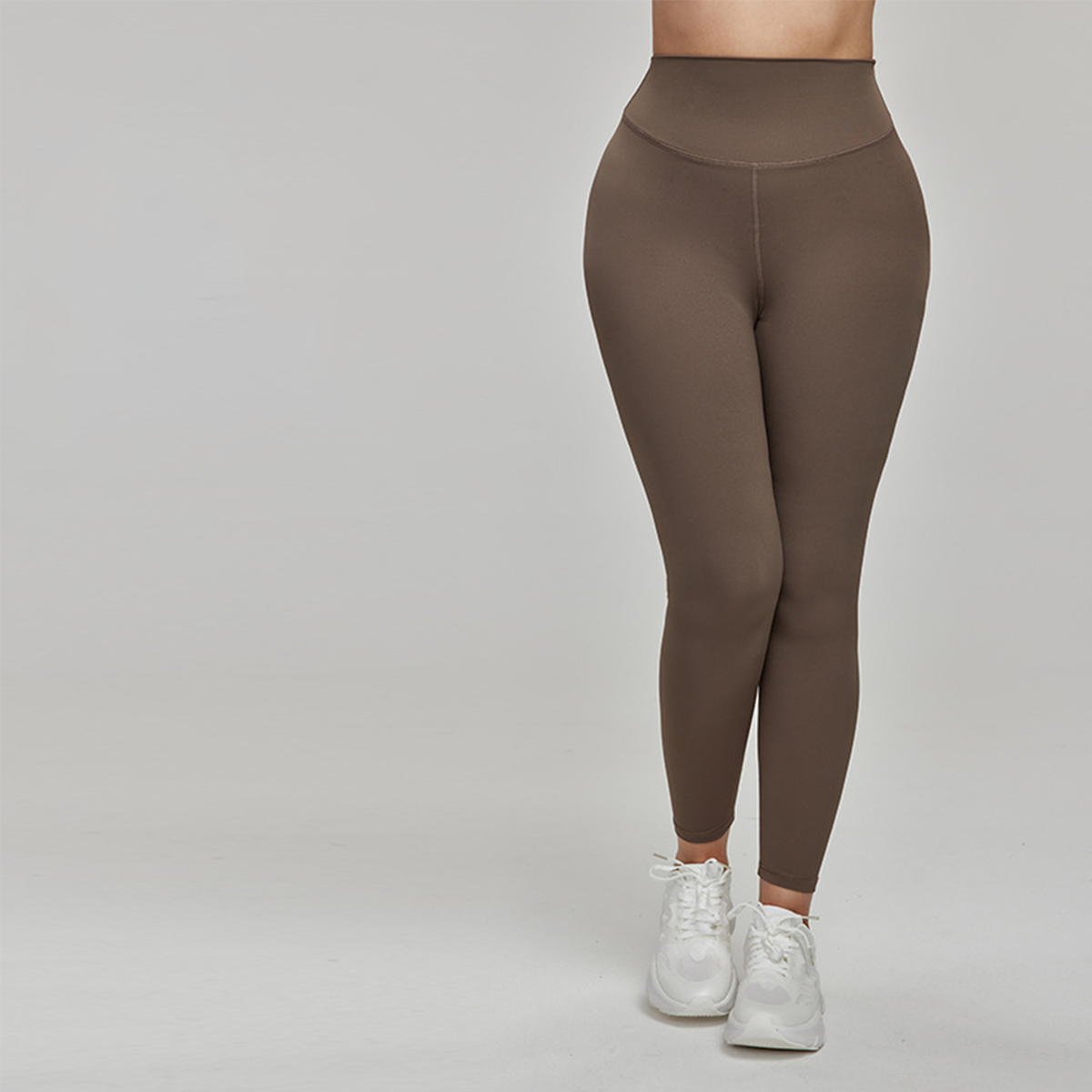 High-Waisted Tummy-Control Plus-Size Yoga Pants  DWP215014