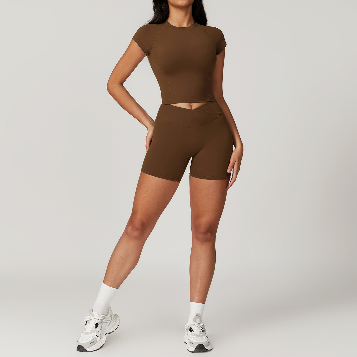 Tight and Quick Dry Short Yoga Set 8799