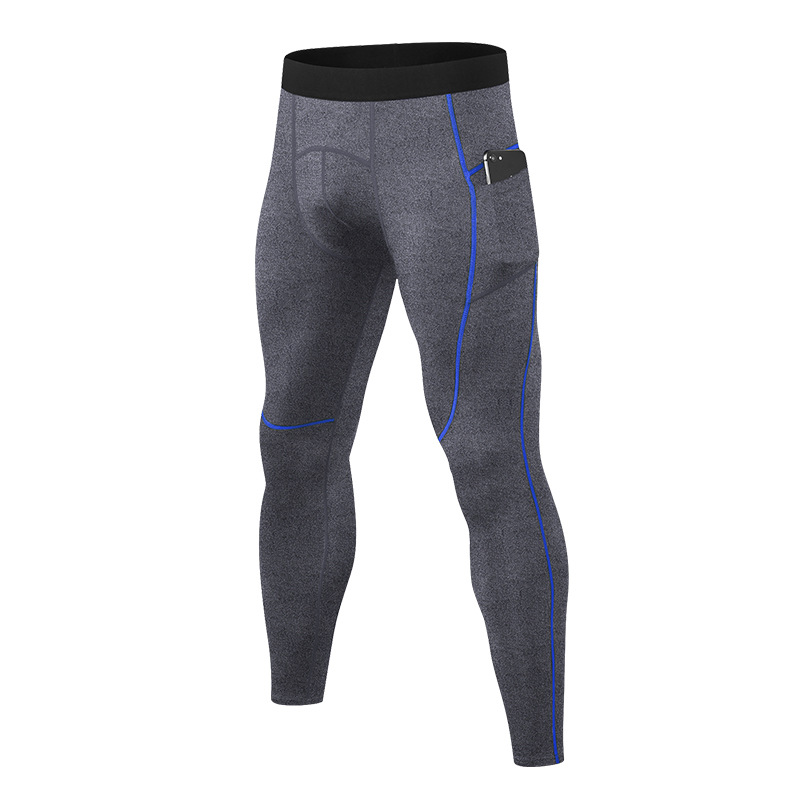 Men's High - Elastic Tight, Quick - Dry & Sweat - Wicking Sport Pants 01318